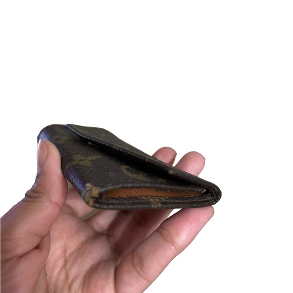 Vintage Authentic Louis Vuitton Monogram Leather Key Holder Keychain Wallet - Picture 4 of 11